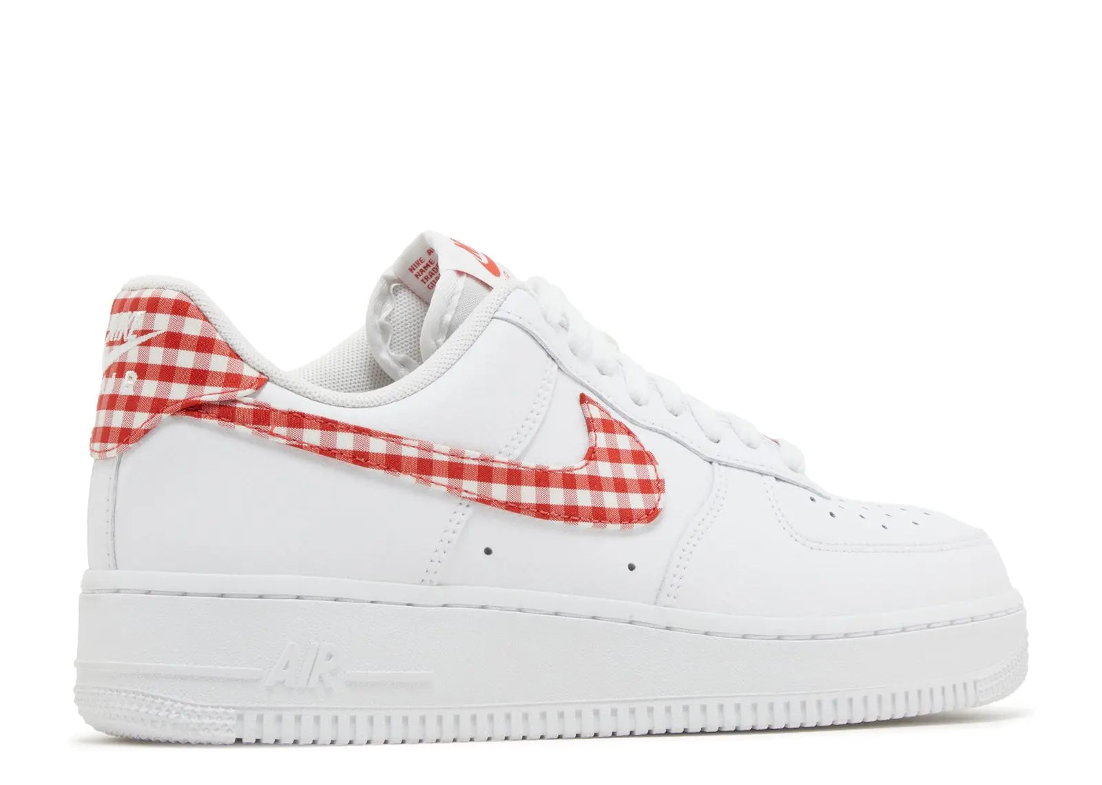 Nike Air Force 1 Low '07 Essential White Mystic Red Gingham Nike