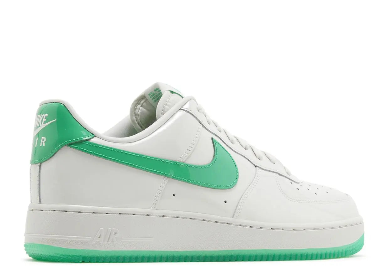 Nike Air Force 1 Low '07 Patent Platinum Tint Stadium Green Nike