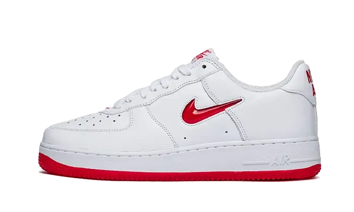 Nike Air Force 1 Low '07 Retro Color of the Month Jewel Swoosh University Red VOSneakers