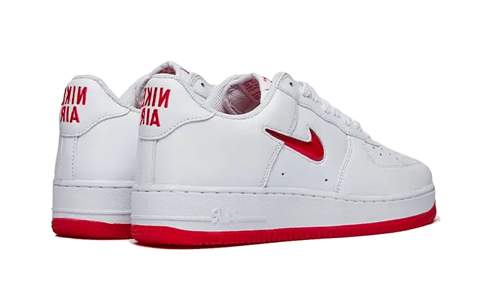 Nike Air Force 1 Low '07 Retro Color of the Month Jewel Swoosh University Red VOSneakers