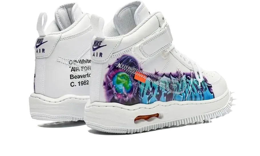 Nike Air Force 1 Mid SP Off-White Graffiti Nike