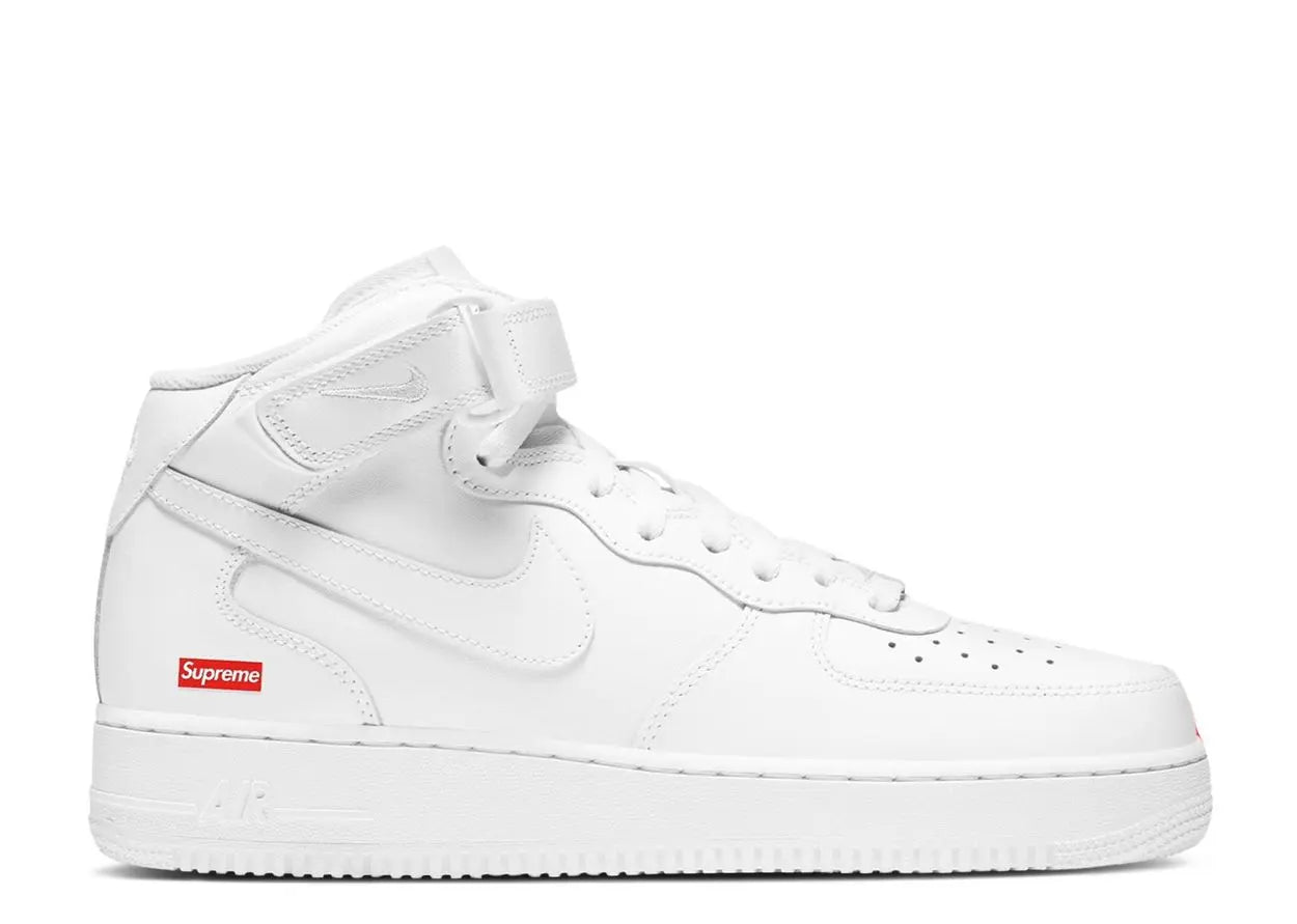 Nike Air Force 1 Mid Supreme White Nike