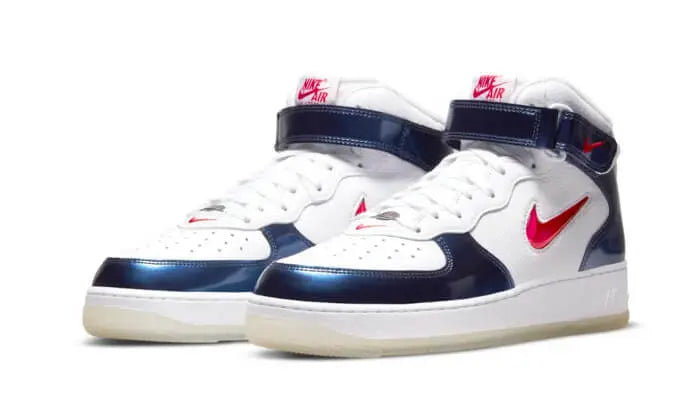 Nike Air Force 1 Mid University Red Midnight Navy Nike