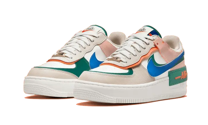 Nike Air Force 1 Shadow Sail Signal Blue Green VOSneakers