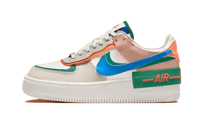 Nike Air Force 1 Shadow Sail Signal Blue Green Nike