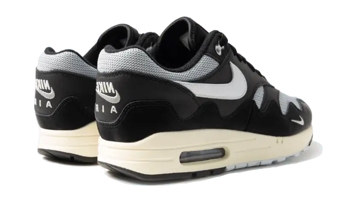 Nike Air Max 1 Patta Black Grey (Special Box + Bracelet) VOSneakers