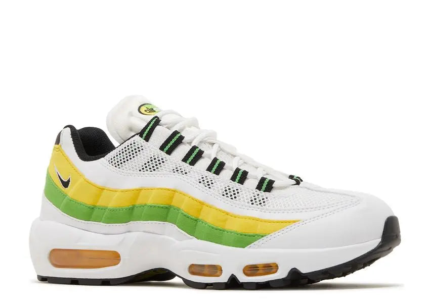 Nike Air Max 95 Essential White Green Apple Tour Yellow Nike