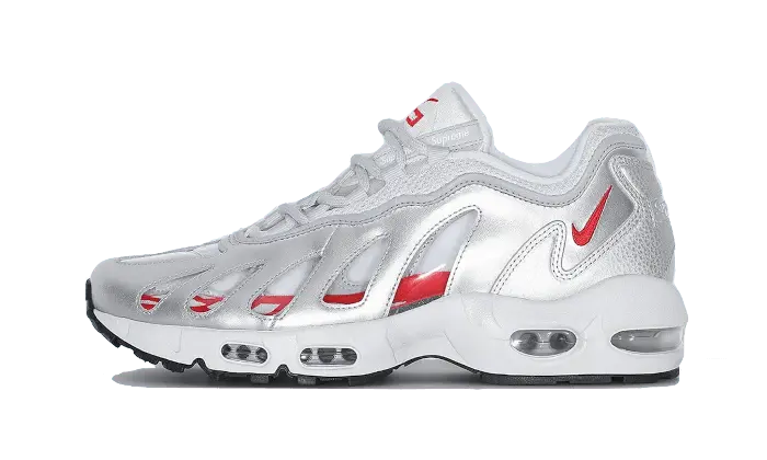 Nike Air Max 96 Metallic Silver Supreme Nike