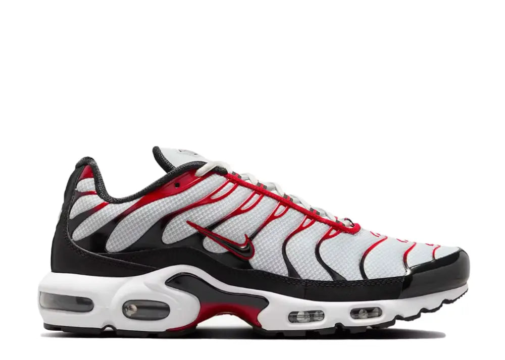 Nike Air Max Plus Pure Platinum Black University Red Nike