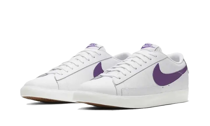 Nike Blazer Low Leather White Purple Nike