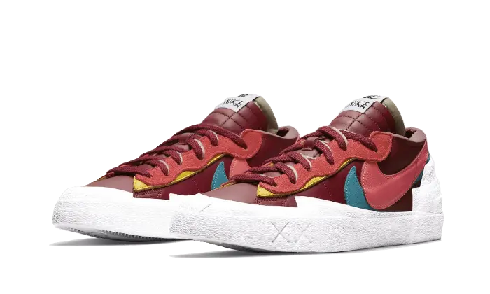 Nike Blazer Low Sacai Kaws Team Red VOSneakers