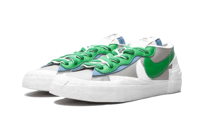 Nike Blazer Low Sacai Medium Grey Classic Green VOSneakers