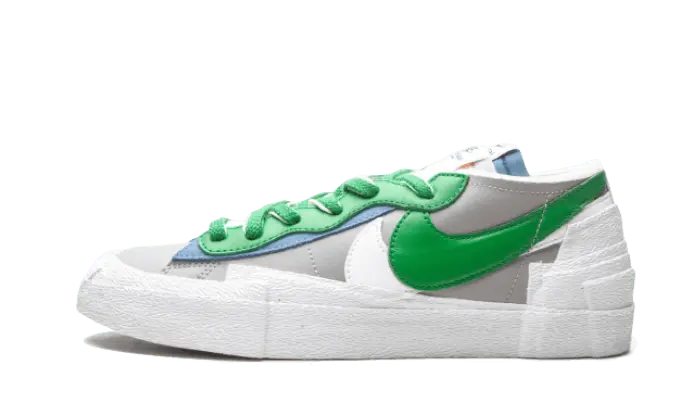 Nike Blazer Low Sacai Medium Grey Classic Green Nike