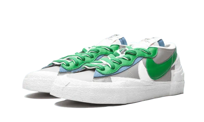 Nike Blazer Low Sacai Medium Grey Classic Green Nike