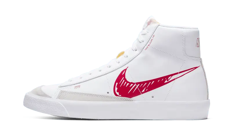 Nike Blazer Mid Sketch Red Swoosh Nike