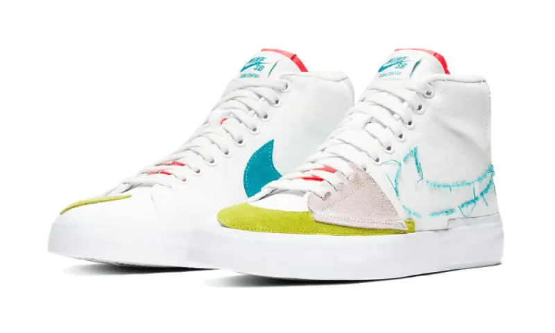 Nike Blazer Sb Mid Edge Hack Pack White Multi Nike