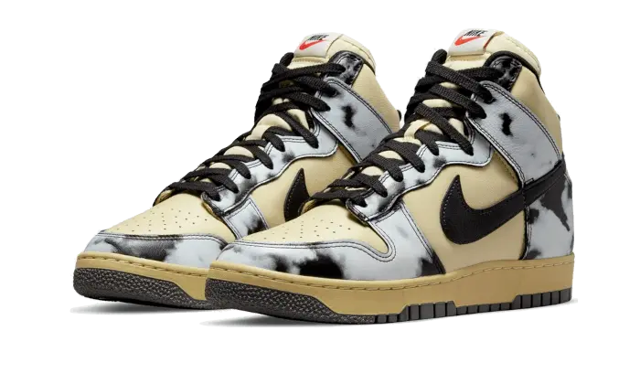 Nike Dunk High 1985 Black Acid Wash VOSneakers