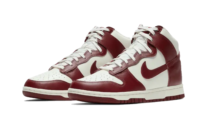 Nike Dunk High Sail Team Red VOSneakers