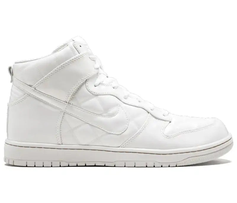 Nike Dunk High Supreme Olympic Octagon Quilted Patent White - VOSneakers