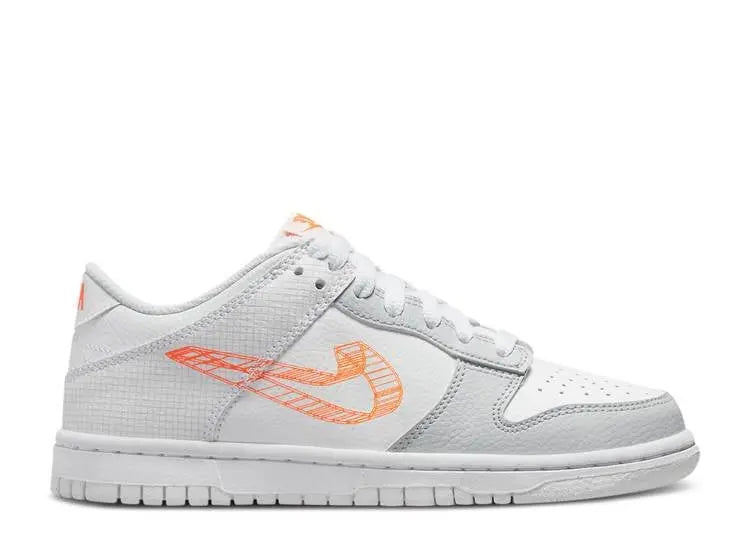 Nike Dunk Low 3D Swoosh White Grey Nike