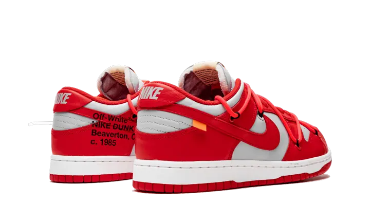 Nike Dunk Low Off-White University Red VOSneakers