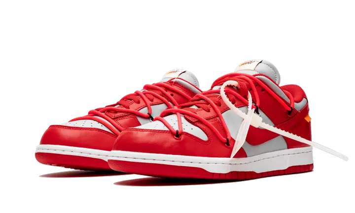 Nike Dunk Low Off-White University Red VOSneakers