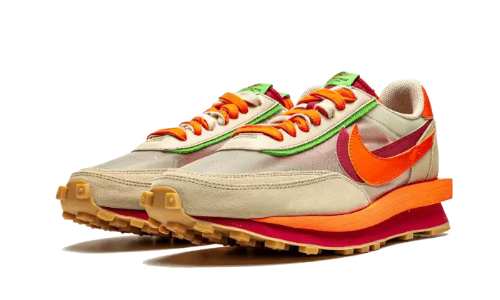Nike LD Waffle Sacai Clot Net Orange Blaze VOSneakers