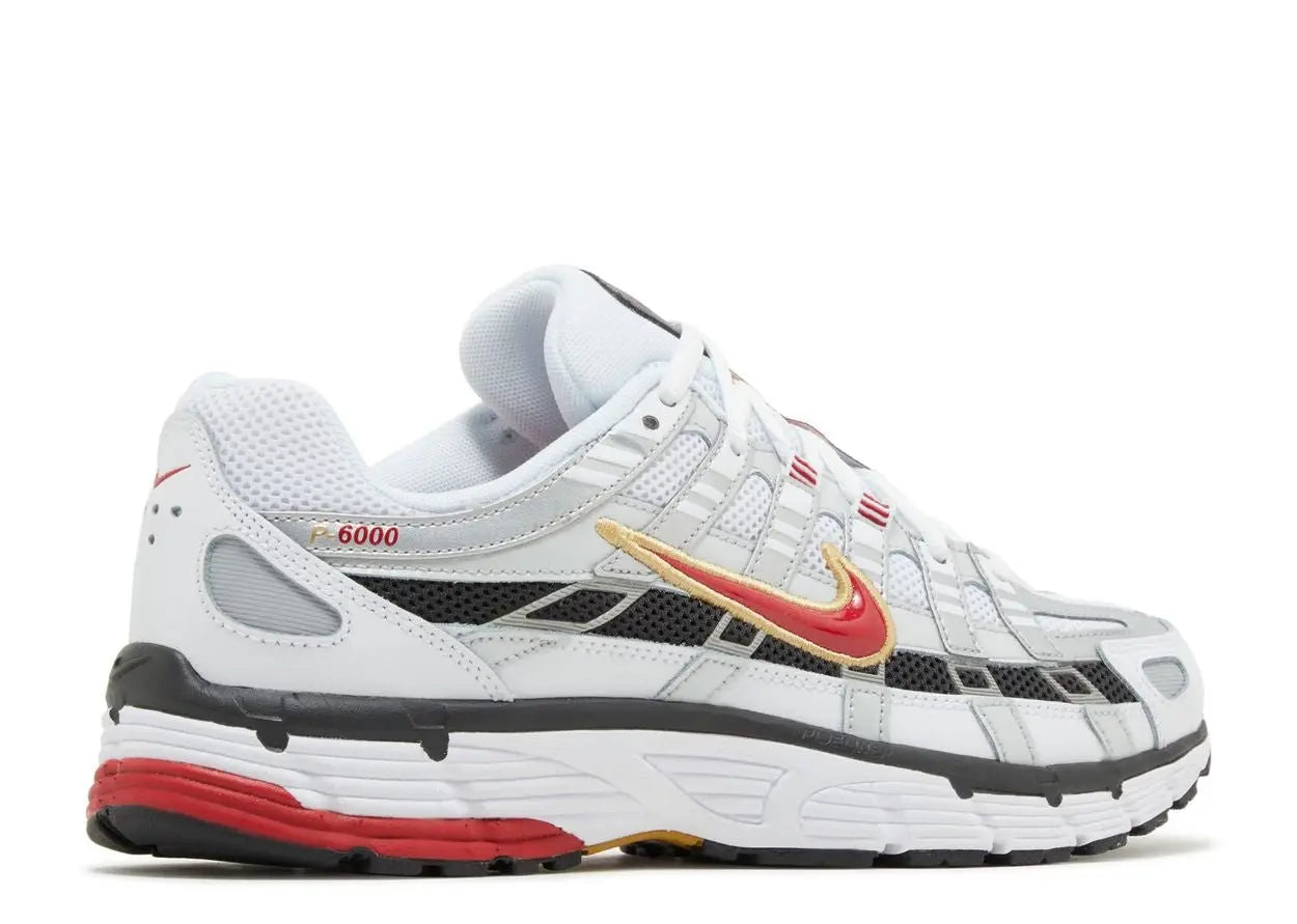 Nike P-6000 Platinum Varsity Red Nike