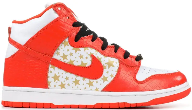 Nike Dunk High Pro SB Supreme Orange Stars - VOSneakers