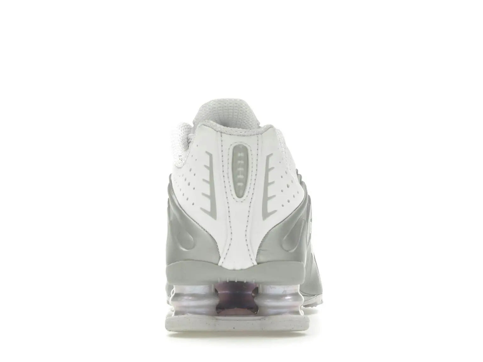 Nike Shox R4 White Metallic Platinum Barely Grape (Femme) Nike