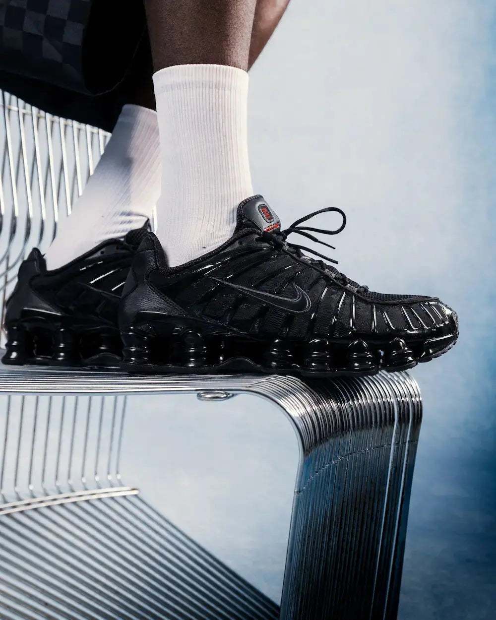 Nike Shox TL Black Max Orange Nike