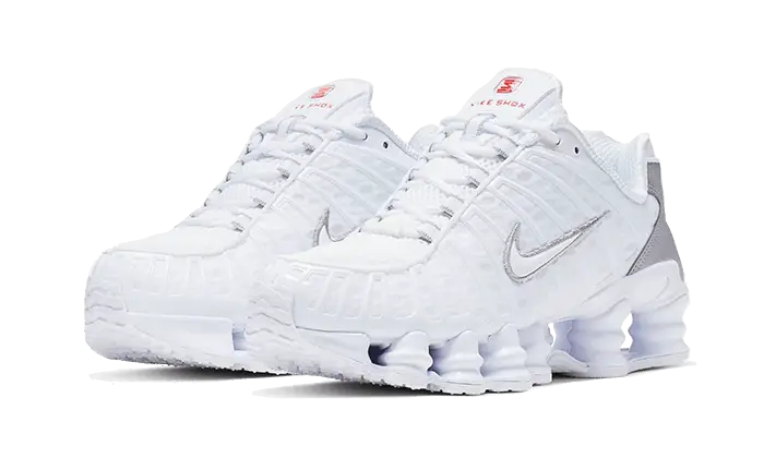 Nike Shox TL White Metallic Silver Max Orange Nike