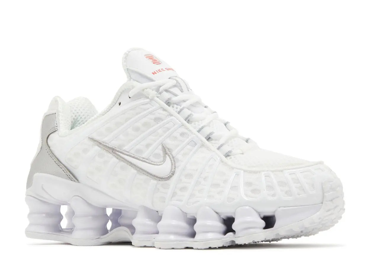 Nike Shox TL White Metallic Silver Nike