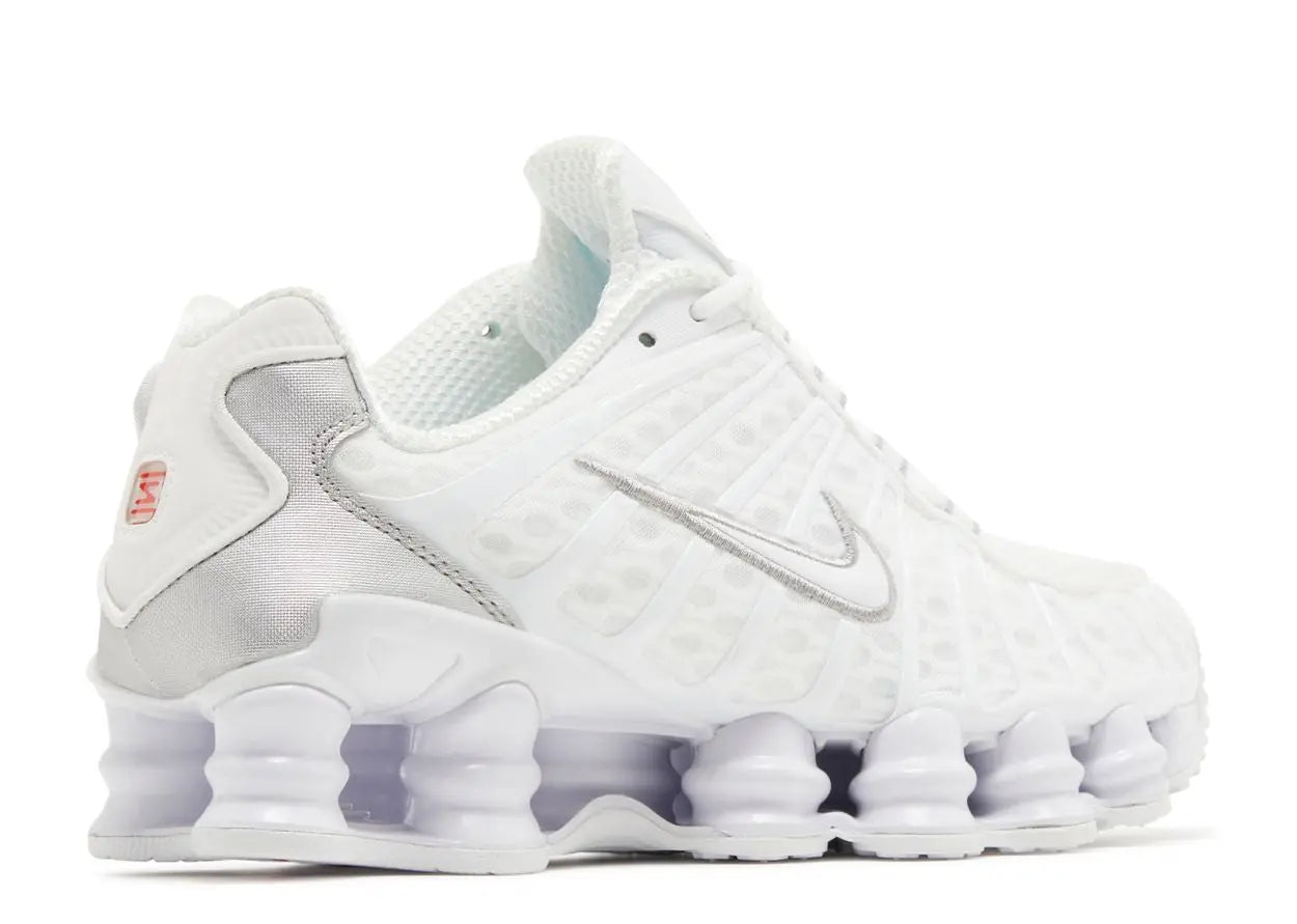 Nike Shox TL White Metallic Silver Nike