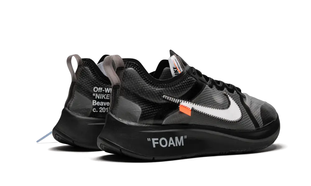 Nike Zoom Fly Off-White Black Silver VOSneakers