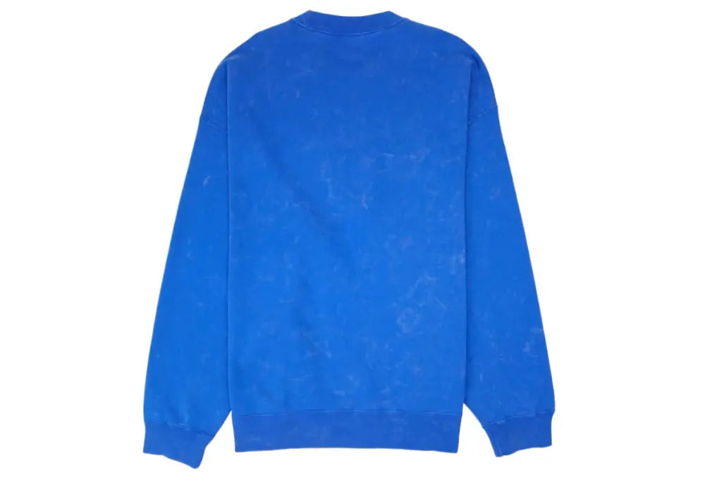 Nike x Stussy Acid Wash Crew Fleece Blue Nike