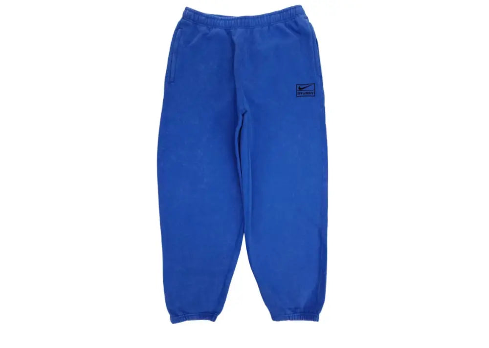 Nike x Stussy Acid Wash Sweatpants Blue Nike