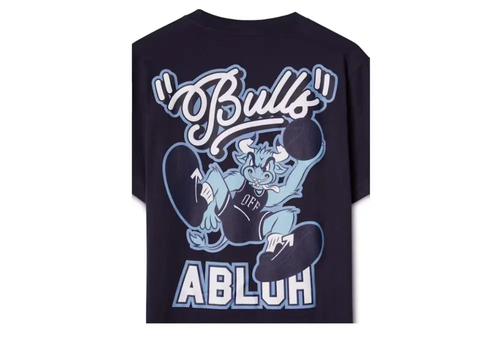 Off-White Chicago Bulls T-Shirt Navy/White/Light Blue Off-White
