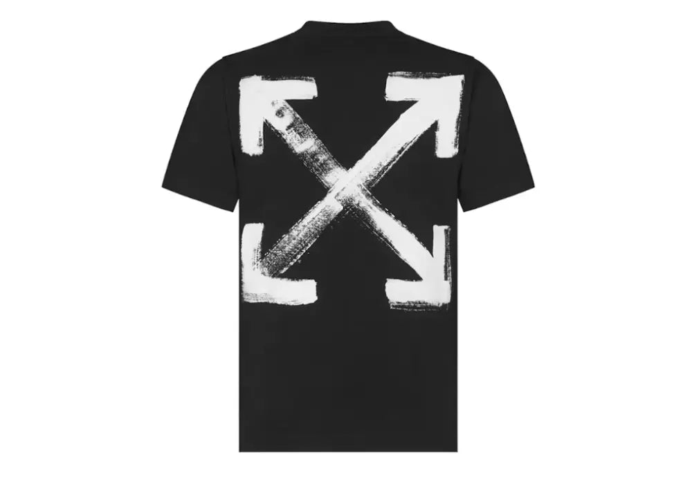 Off-White Paint Arrow Slim S/S T-Shirt Black/White Off-White