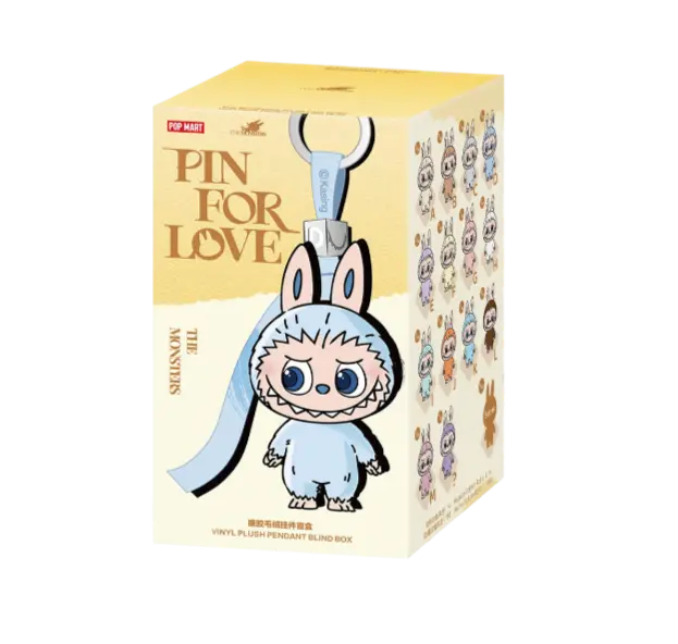 Pop Mart Labubu The Monsters Pin for Love Series Vinyl Plush Pendant (A-M) Single Blind Box VOSneakers