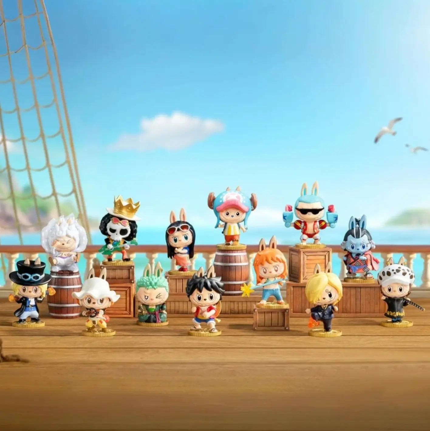 Pop Mart Labubu The Monsters x One Piece Series Single Blind Box VOSneakers
