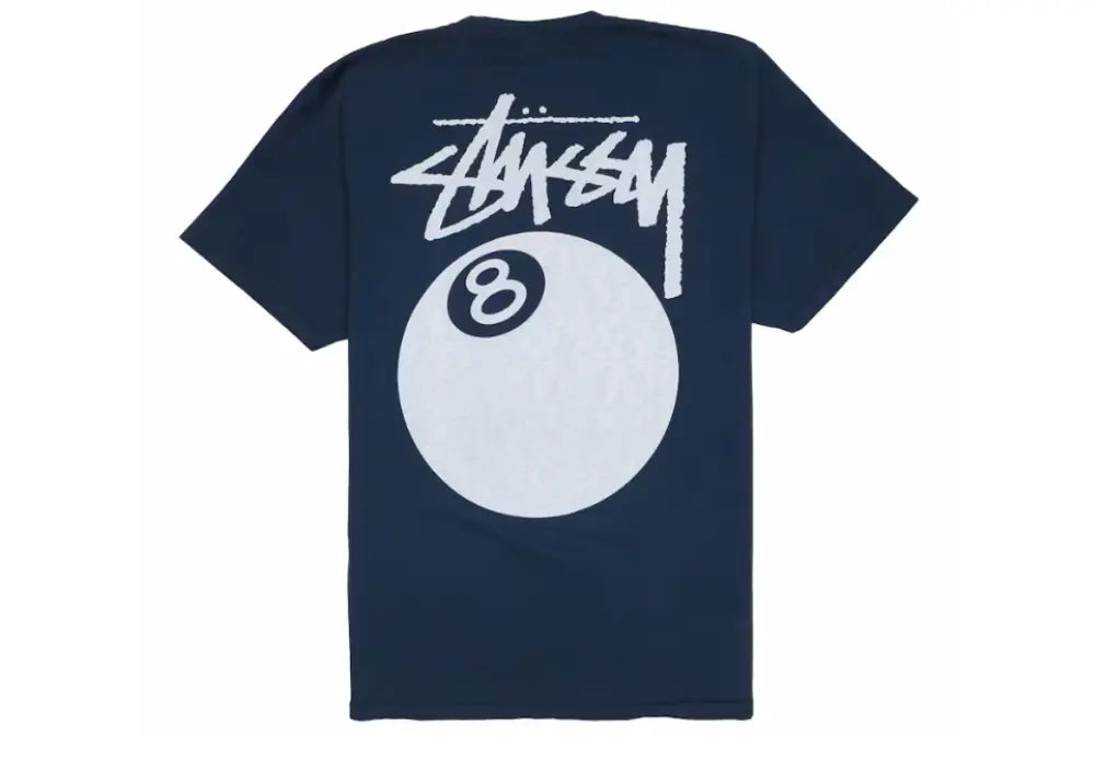 Stussy 8 Ball Pigment Dyed Tee Navy Stussy