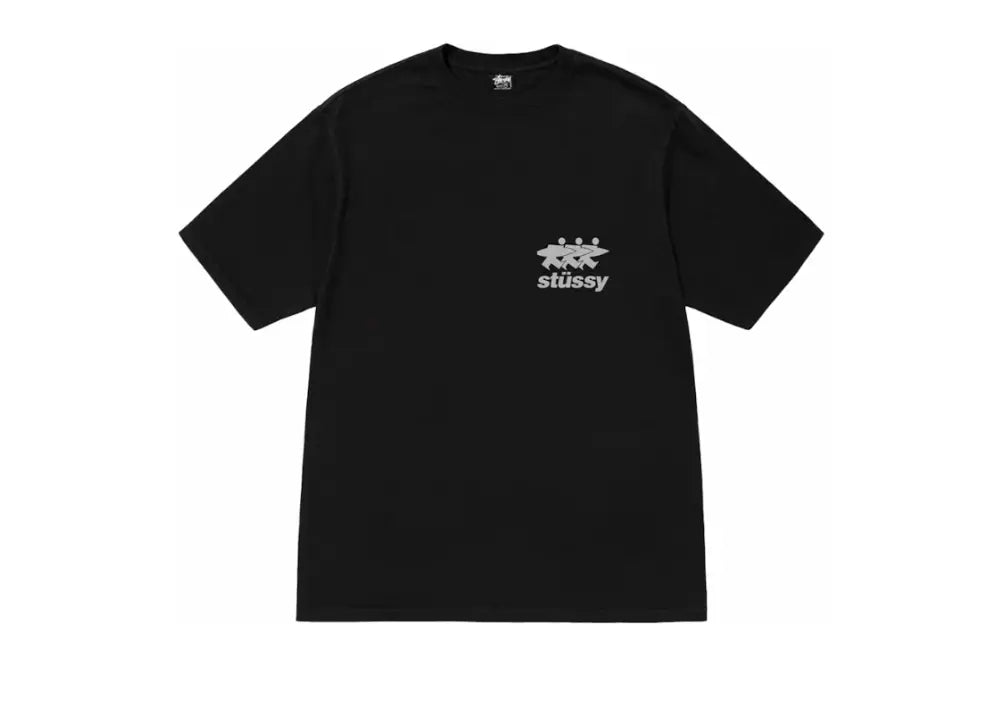 Stussy Surfwalk Pigment Dyed Tee Black Stussy