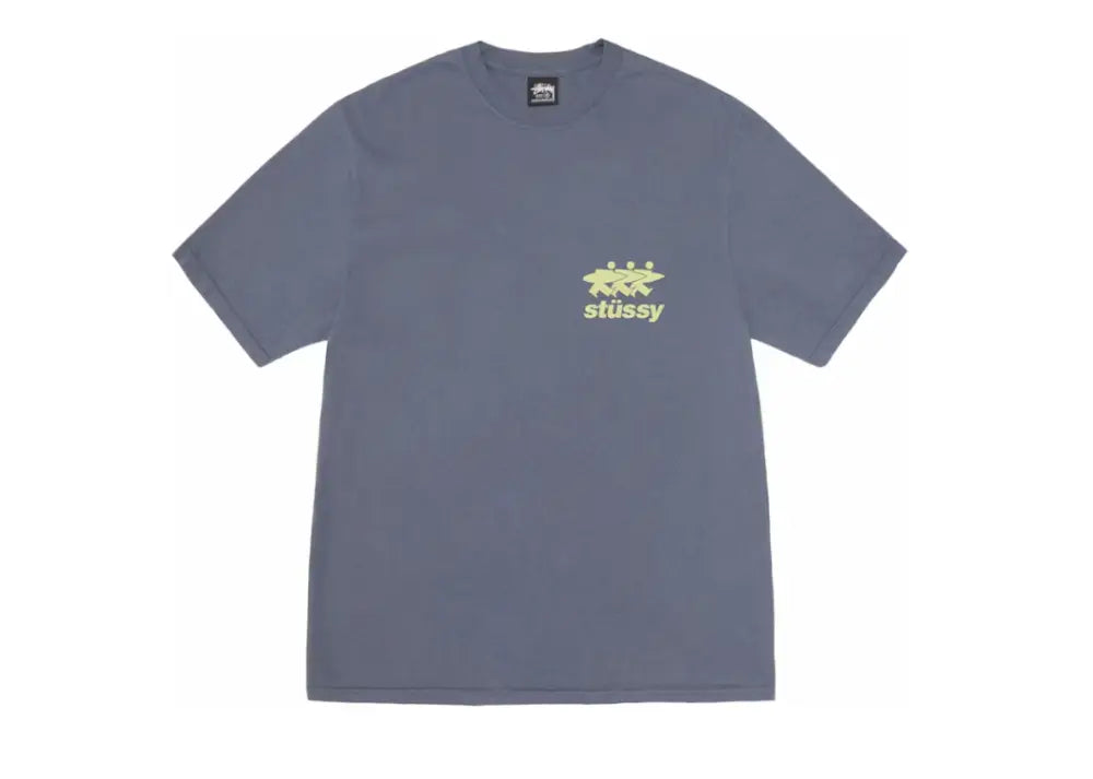 Stussy Surfwalk Pigment Dyed Tee Indigo Stussy