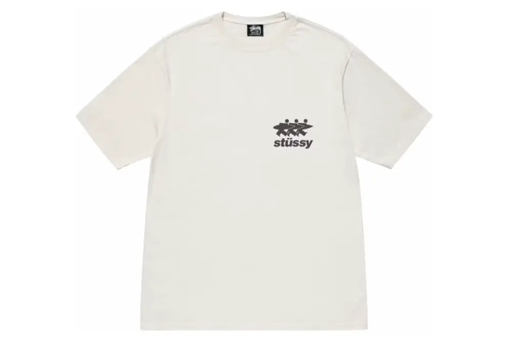 Stussy Surfwalk Pigment Dyed Tee Natural Stussy