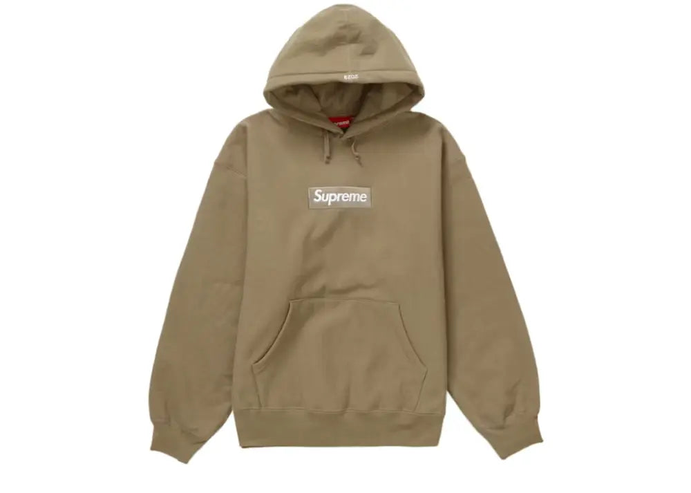 Supreme Box Logo Hooded Sweatshirt (FW23) Dark Sand Supreme