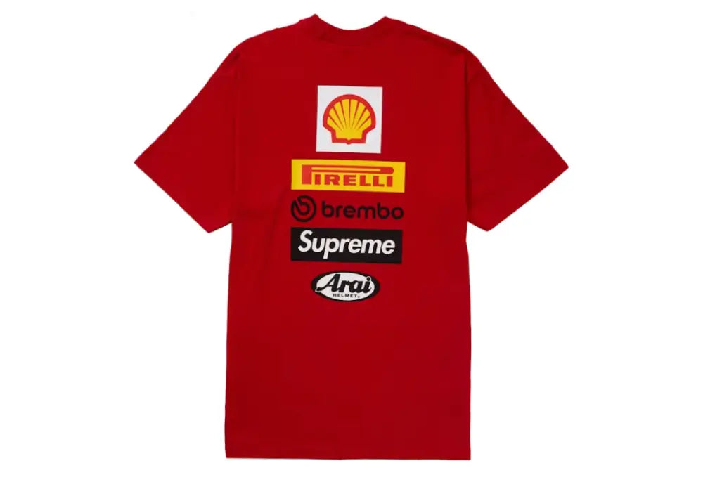 Supreme Ducati Logo Tee Red Supreme