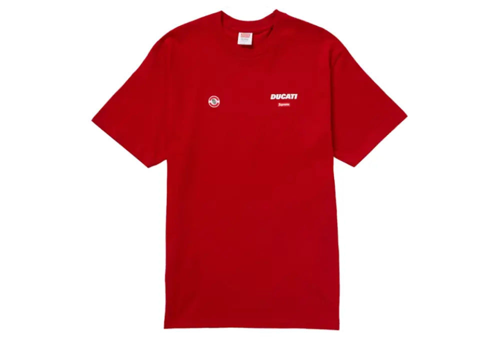 Supreme Ducati Logo Tee Red Supreme
