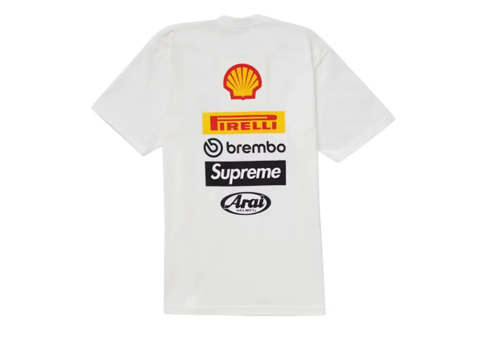 Supreme Ducati Logo Tee White Supreme