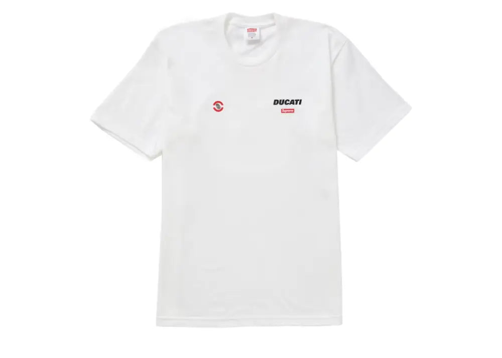 Supreme Ducati Logo Tee White Supreme